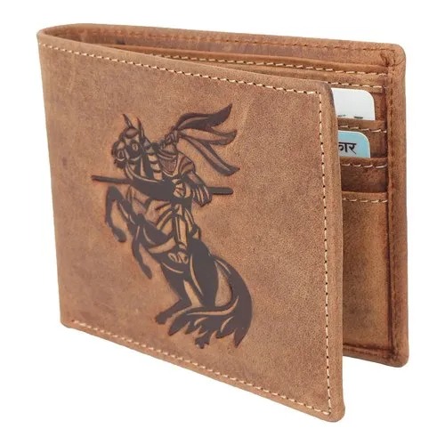 Cow hunter leather wallet 